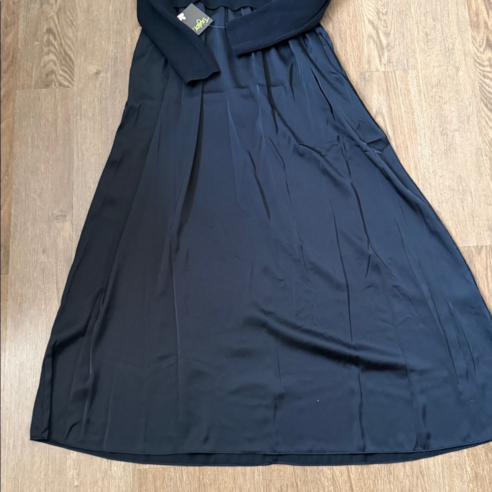 Taylor Black Long Sleeve Maxi Dress - Picture 3 of 10